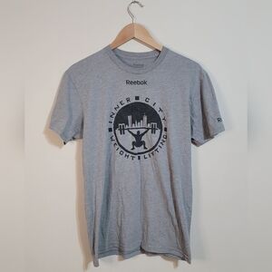 Reebok Inner City Weightlifting Gray Tee